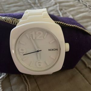 White Nixon watch
